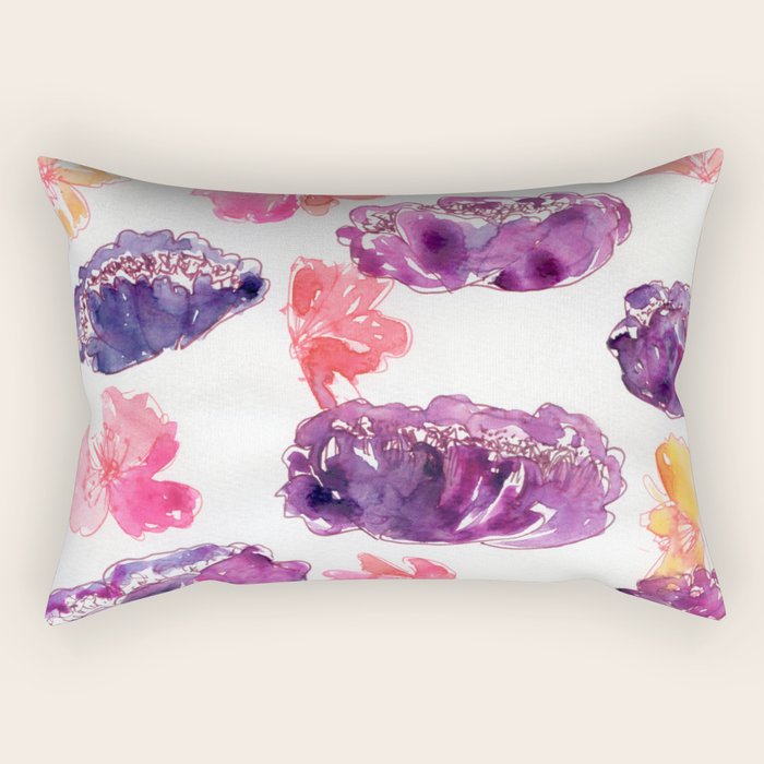 loose flowers N.o 2 Rectangular Pillow Gallery Image 1