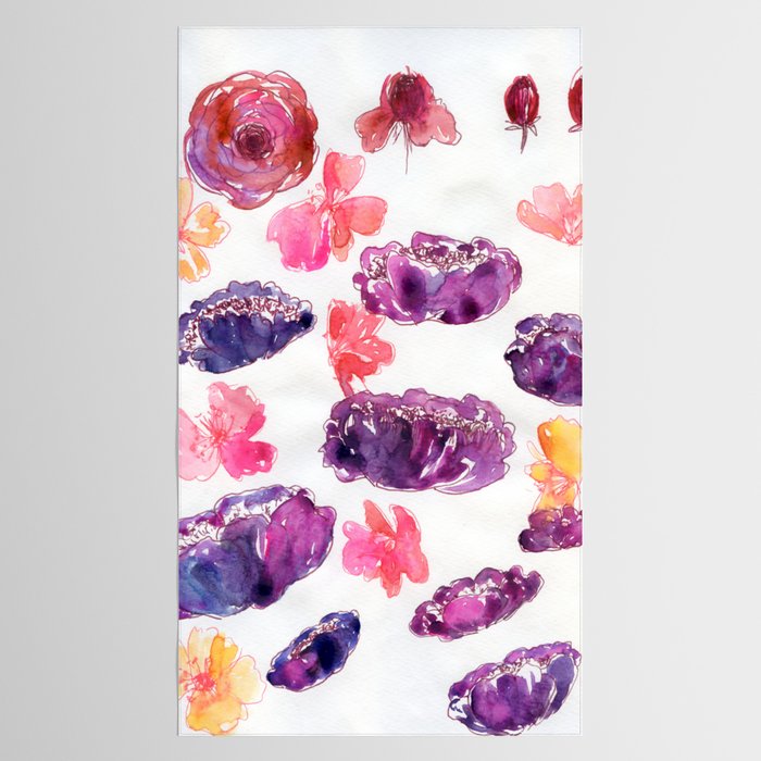 loose flowers N.o 2 Tablecloth Gallery Image 2