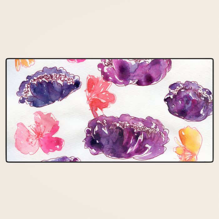 loose flowers N.o 2 Desk Mat Gallery Image 3