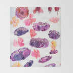 loose flowers N.o 2 Throw Blanket Gallery Image 2