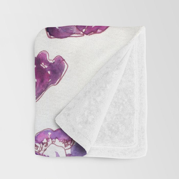 loose flowers N.o 2 Throw Blanket Gallery Image 3