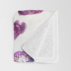 loose flowers N.o 2 Throw Blanket Gallery Image 3