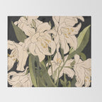Garden flowers 2 Throw Blanket Gallery Image 2