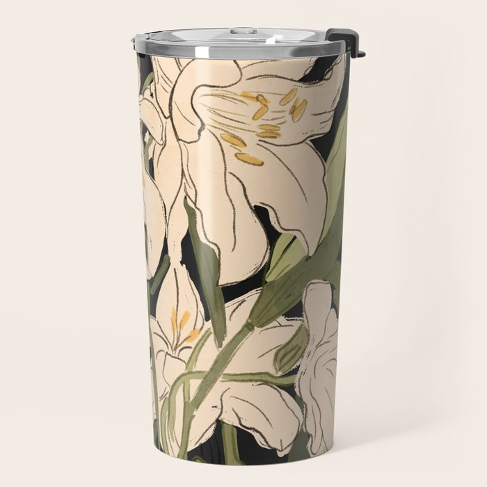 Garden flowers 2 Travel Mug Gallery Image 2