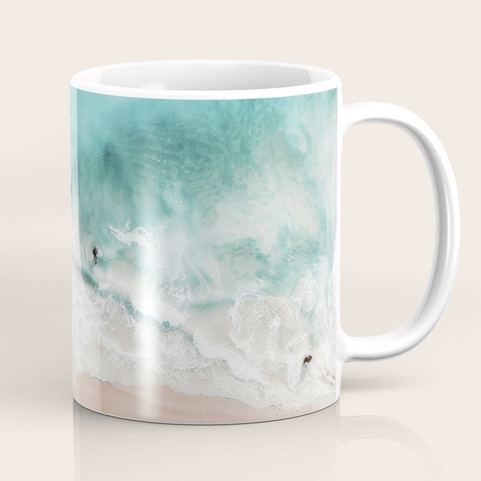 Pink Sand Beach Print Coffee Mug Gallery Image 1