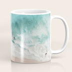 Pink Sand Beach Print Coffee Mug Gallery Image 1