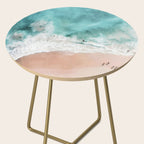 Pink Sand Beach Print Side Table Gallery Image 2