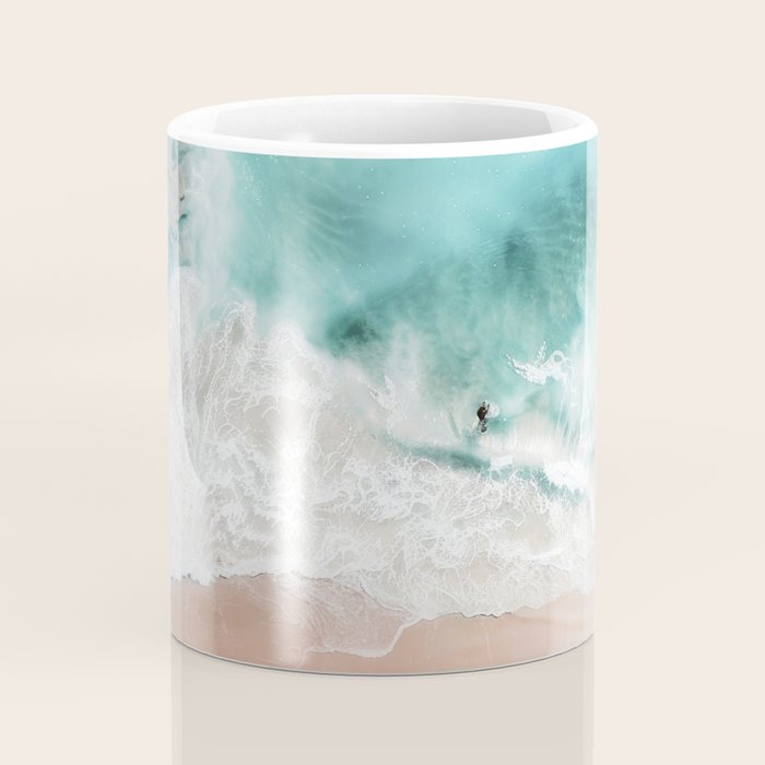 Pink Sand Beach Print Coffee Mug Gallery Image 4