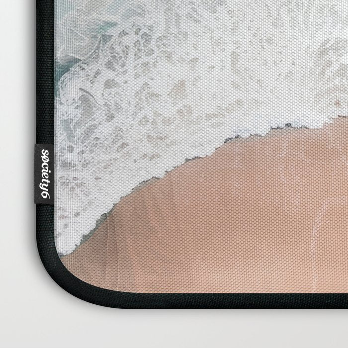 Pink Sand Beach Print Laptop Sleeve Gallery Image 3