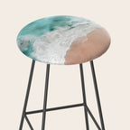 Pink Sand Beach Print Stool Gallery Image 2