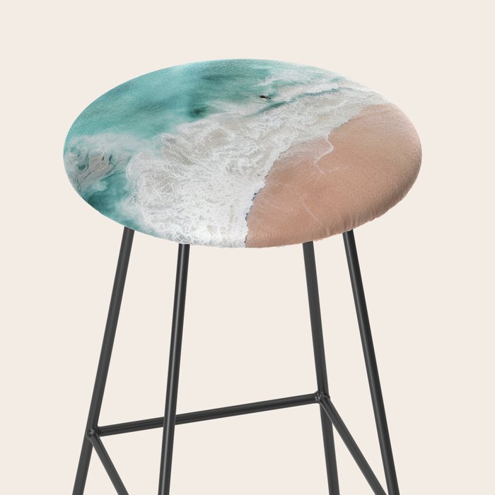 Pink Sand Beach Print Stool Gallery Image 2
