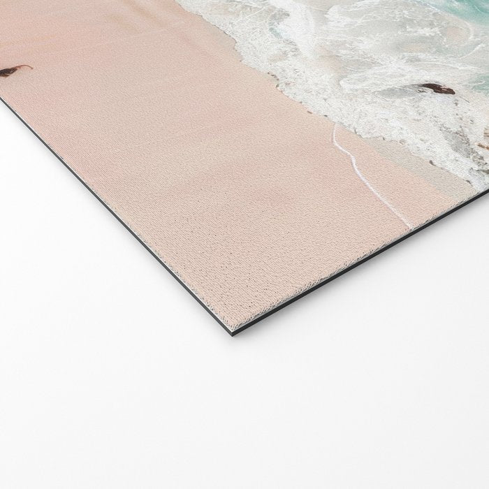 Pink Sand Beach Print Welcome Mat Gallery Image 2