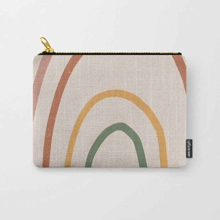 Warm Rainbow Carry All Pouch Gallery Image 1