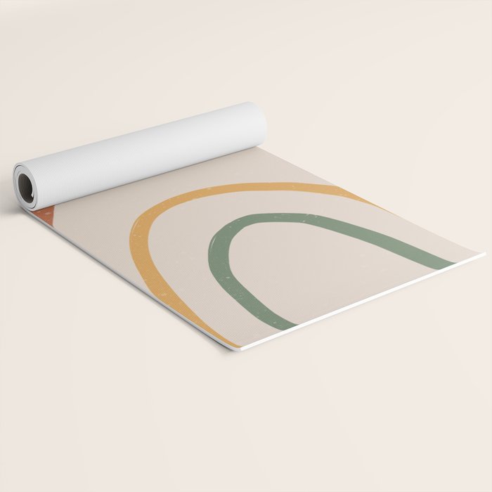 Warm Rainbow Yoga Mat Gallery Image 2