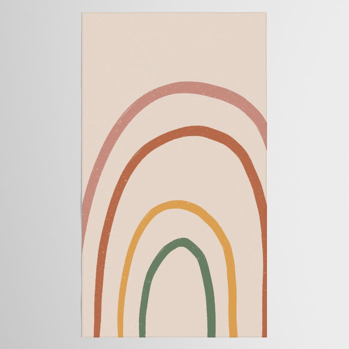 Warm Rainbow Tablecloth Gallery Image 2