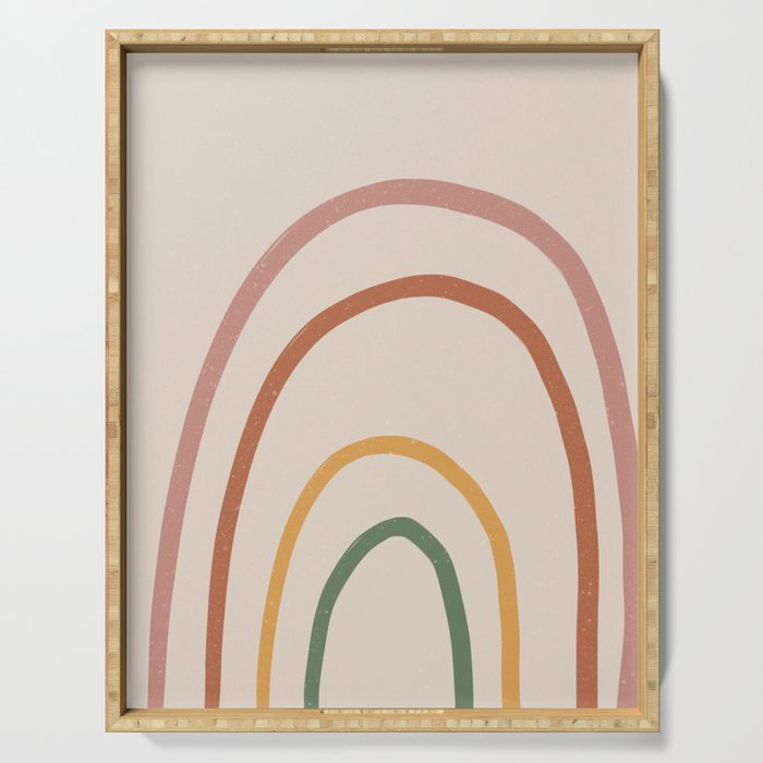 Warm Rainbow Serving Tray Gallery Image 1