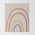 Warm Rainbow Throw Blanket Gallery Image 2