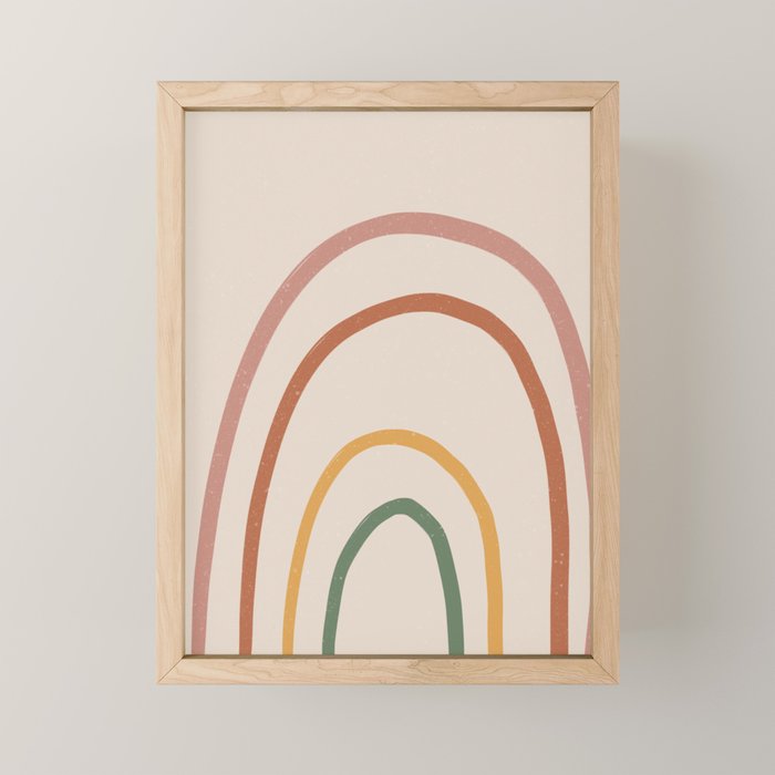Warm Rainbow Mini Art Print Gallery Image 1