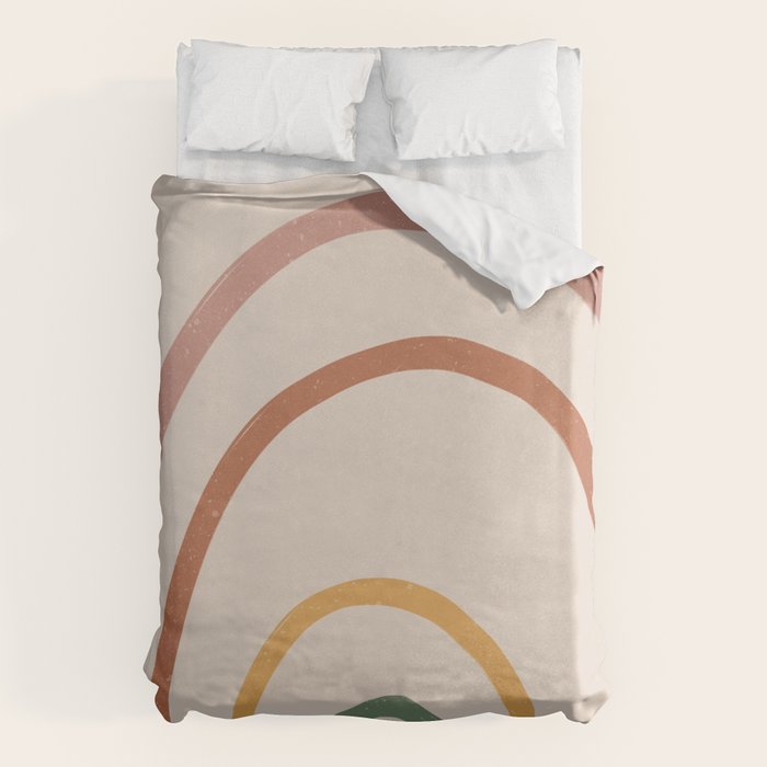 Warm Rainbow Duvet Cover Gallery Image 1