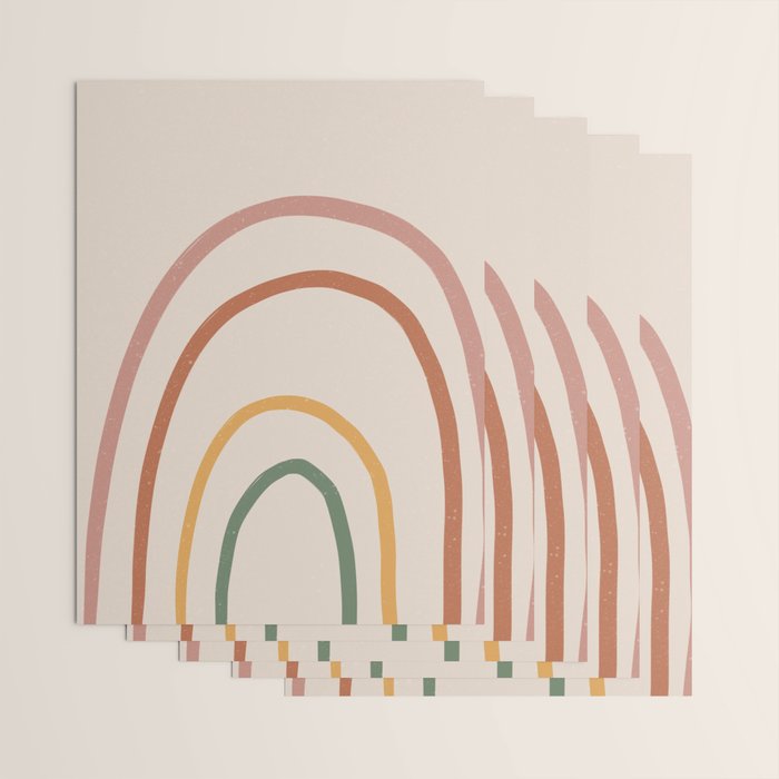 Warm Rainbow Wrapping Paper Gallery Image 3