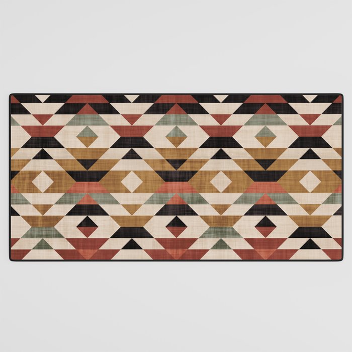 Southwestern Boho Prints Desk Mat Gallery Image 3