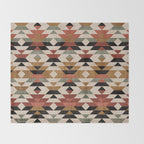 Southwestern Boho Prints Throw Blanket Gallery Image 2