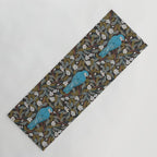 Bluebird and Apple Blossoms Yoga Mat Gallery Image 1