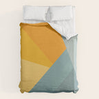 Abstract Mountain Sunrise Duvet Cover Gallery Image 6