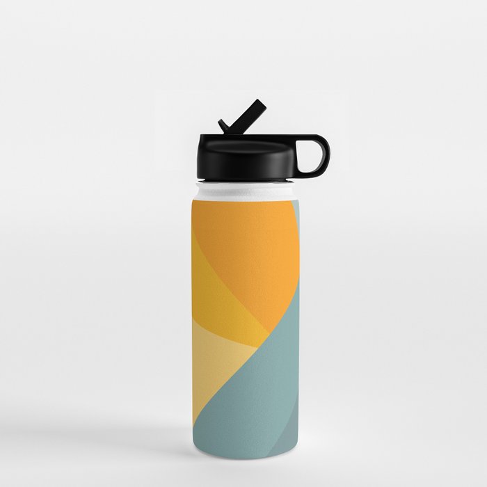 Abstract Mountain Sunrise Water Bottle Gallery Image 1