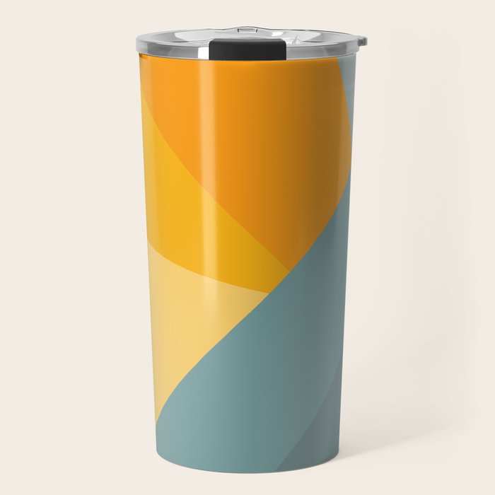 Abstract Mountain Sunrise Travel Mug Gallery Image 1