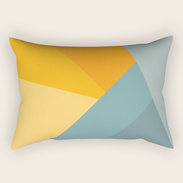 Abstract Mountain Sunrise Rectangular Pillow Gallery Image 1