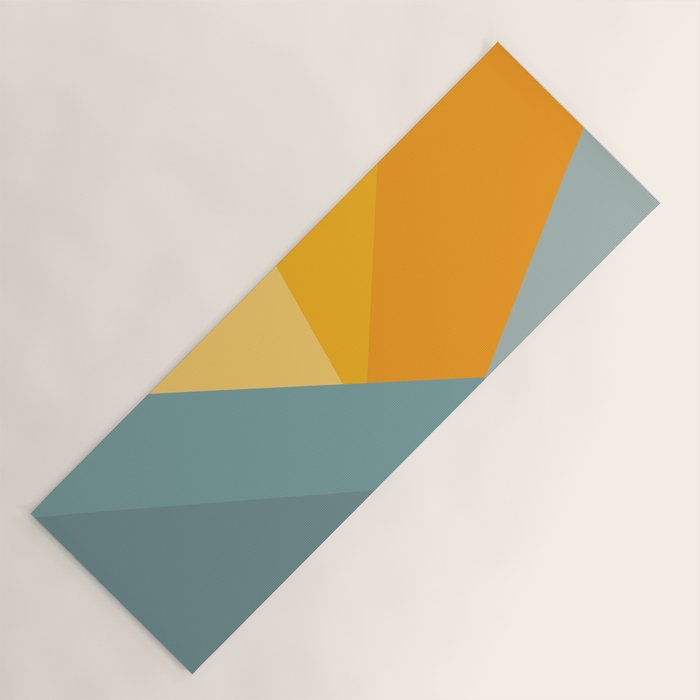 Abstract Mountain Sunrise Yoga Mat Gallery Image 1
