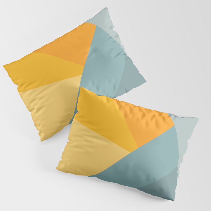 Abstract Mountain Sunrise Pillow Sham Gallery Image 3