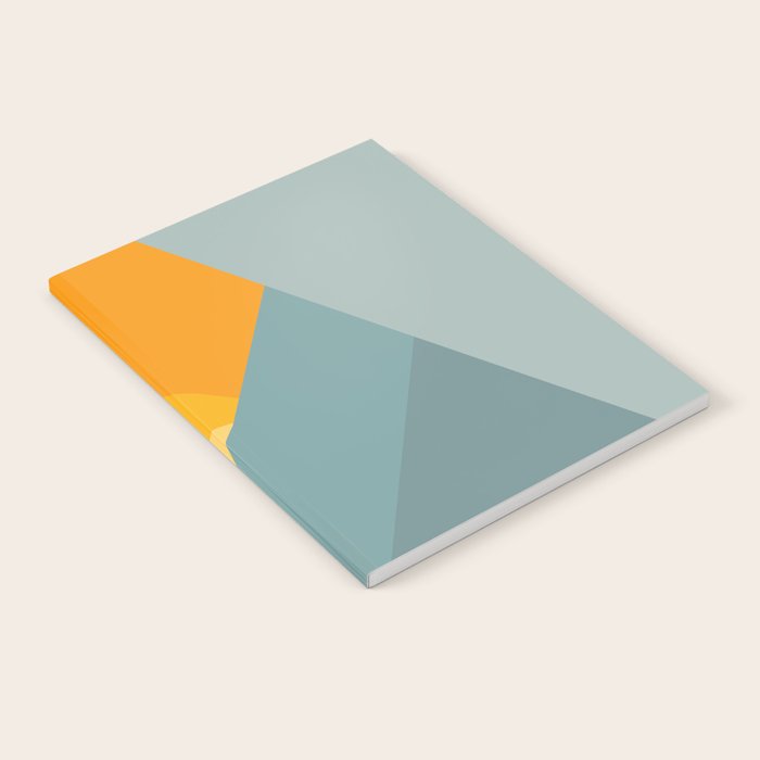 Abstract Mountain Sunrise Notebook Gallery Image 1