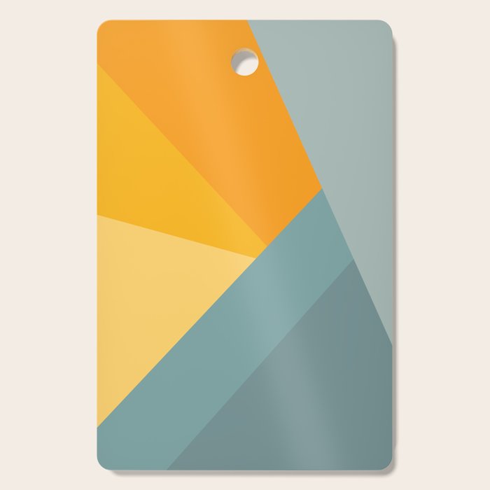 Abstract Mountain Sunrise Cutting Board Gallery Image 1