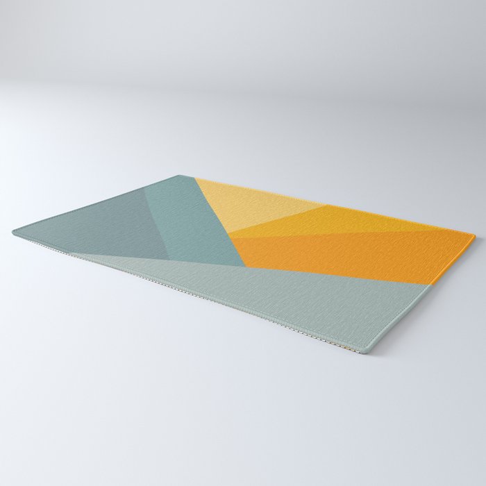 Abstract Mountain Sunrise Rug Gallery Image 3