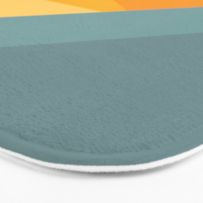 Abstract Mountain Sunrise Bath Mat Gallery Image 3