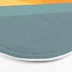 Abstract Mountain Sunrise Bath Mat Gallery Image 3