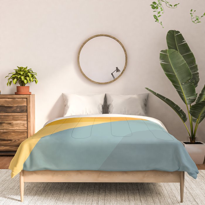 Abstract Mountain Sunrise Comforter Gallery Image 3