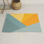 Abstract Mountain Sunrise Rug Gallery Image 1