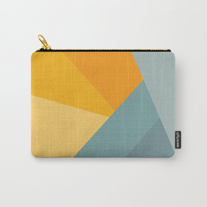 Abstract Mountain Sunrise Carry All Pouch Gallery Image 1