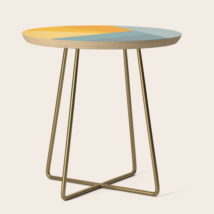 Abstract Mountain Sunrise Side Table Gallery Image 1