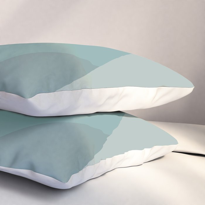 Abstract Mountain Sunrise Pillow Sham Gallery Image 3