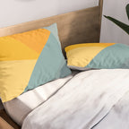 Abstract Mountain Sunrise Pillow Sham Gallery Image 2
