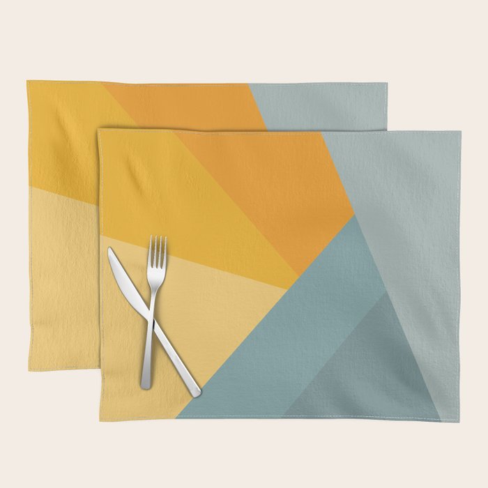 Abstract Mountain Sunrise Placemat Gallery Image 1