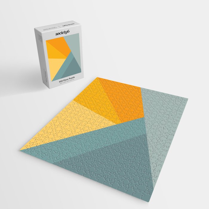 Abstract Mountain Sunrise Jigsaw Puzzle Gallery Image 2