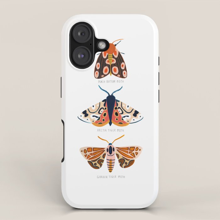 Moth Trio iPhone Case Gallery Image 1