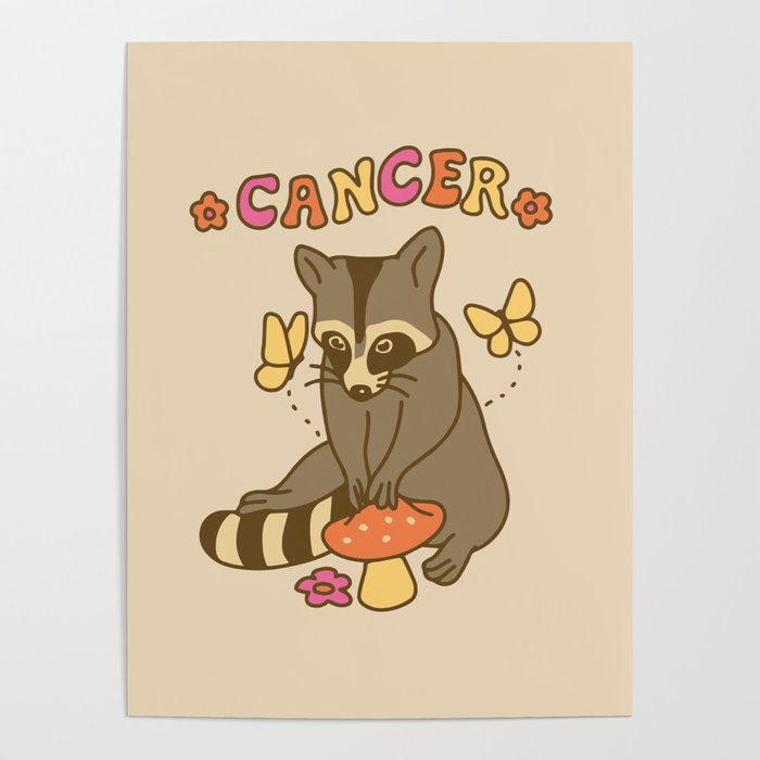 Cancer Raccoon Poster Gallery Image 4