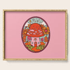 Mushroom Cottage Serving Tray Gallery Image 1