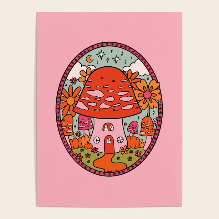Mushroom Cottage Poster Gallery Image 1